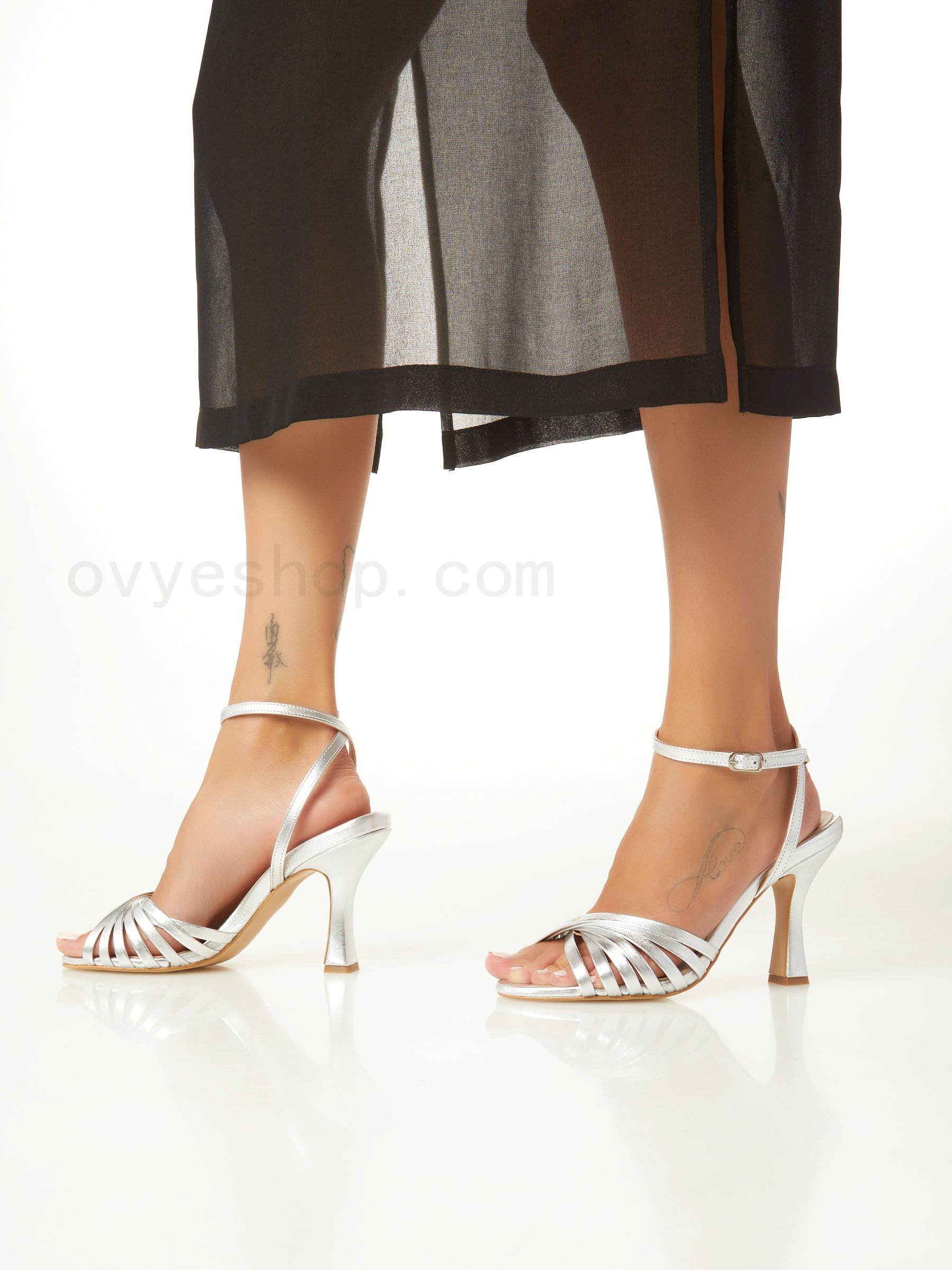 (image for) ovyè scarpe Leather Heel Sandal F0817885-0640